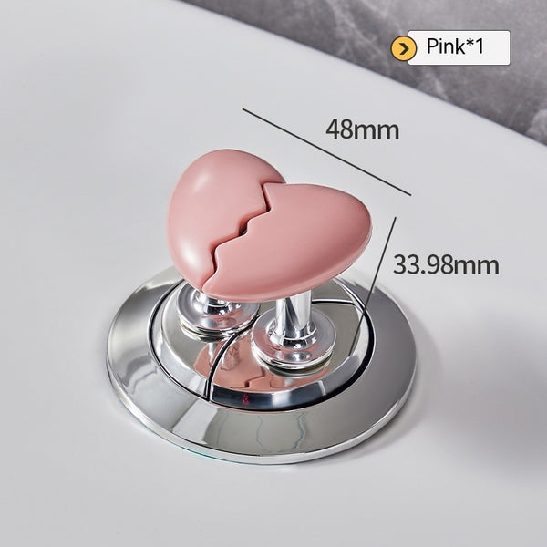 Heart-shaped Toilet Pressing Utensil Creative