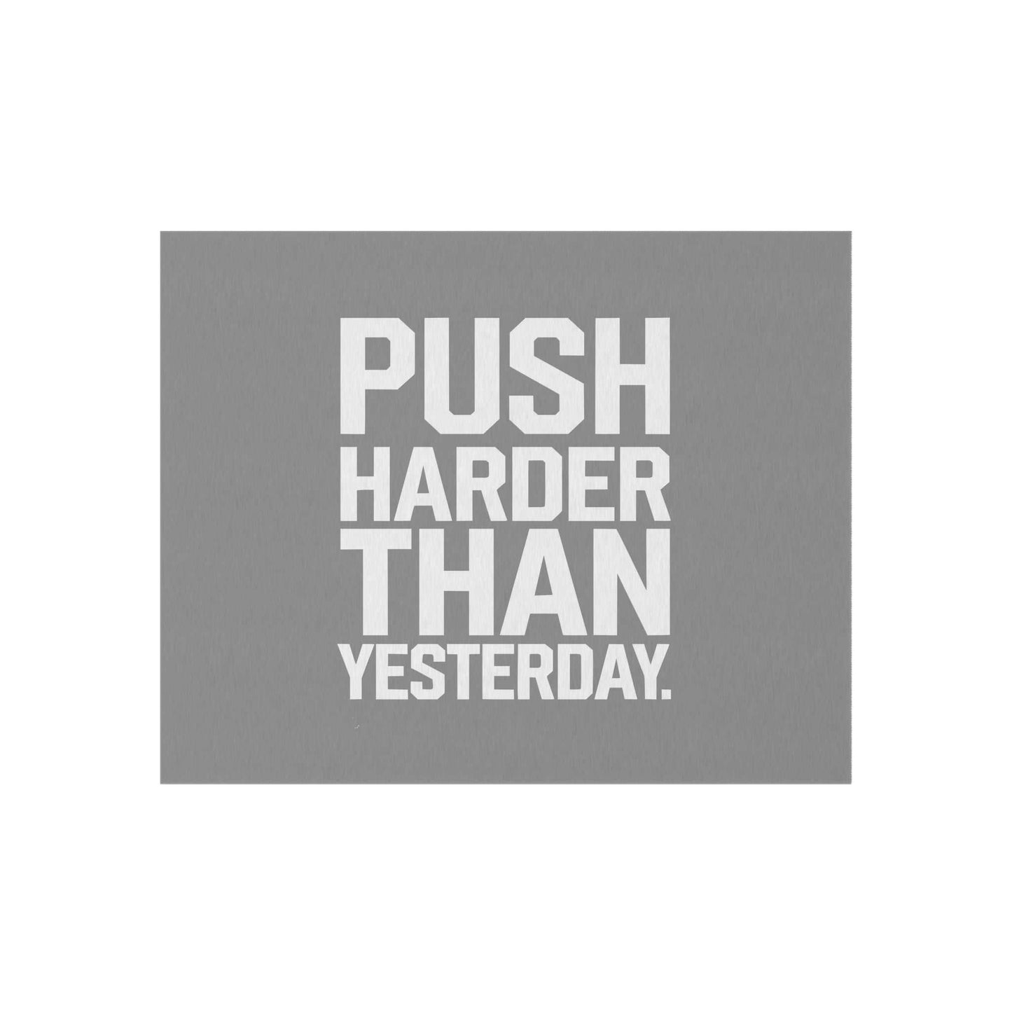 Motivational Outdoor Rug - Push Harder