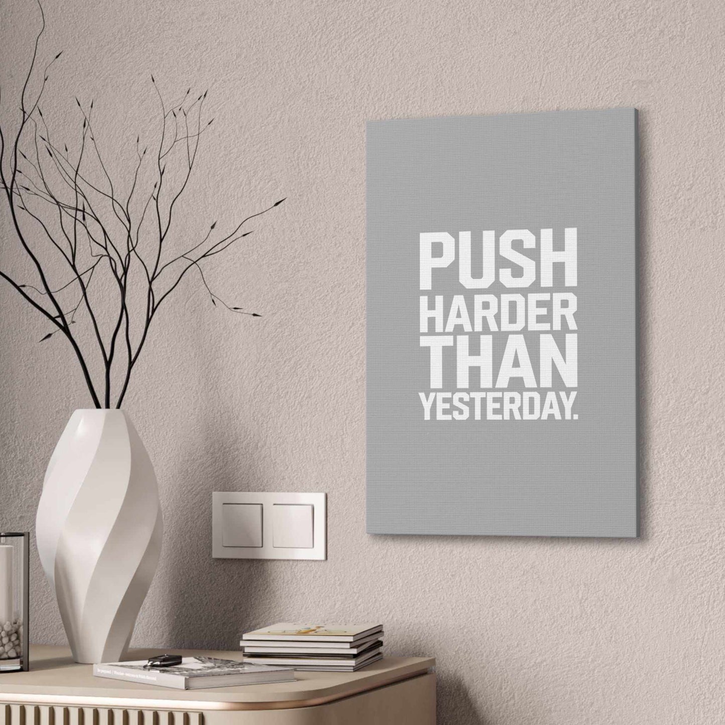 Motivational Canvas Wall Art  Than Yesterday art that mk  Canvas Wall.