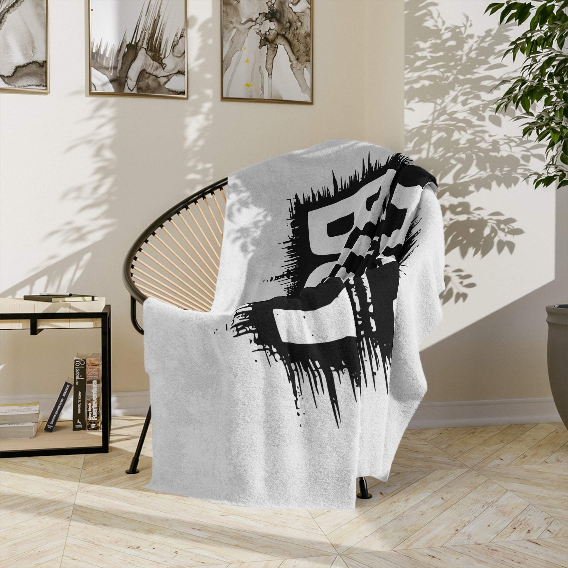 Inspirational Microfiber Blanket - "Pain Is Weakness Leaving the Body"