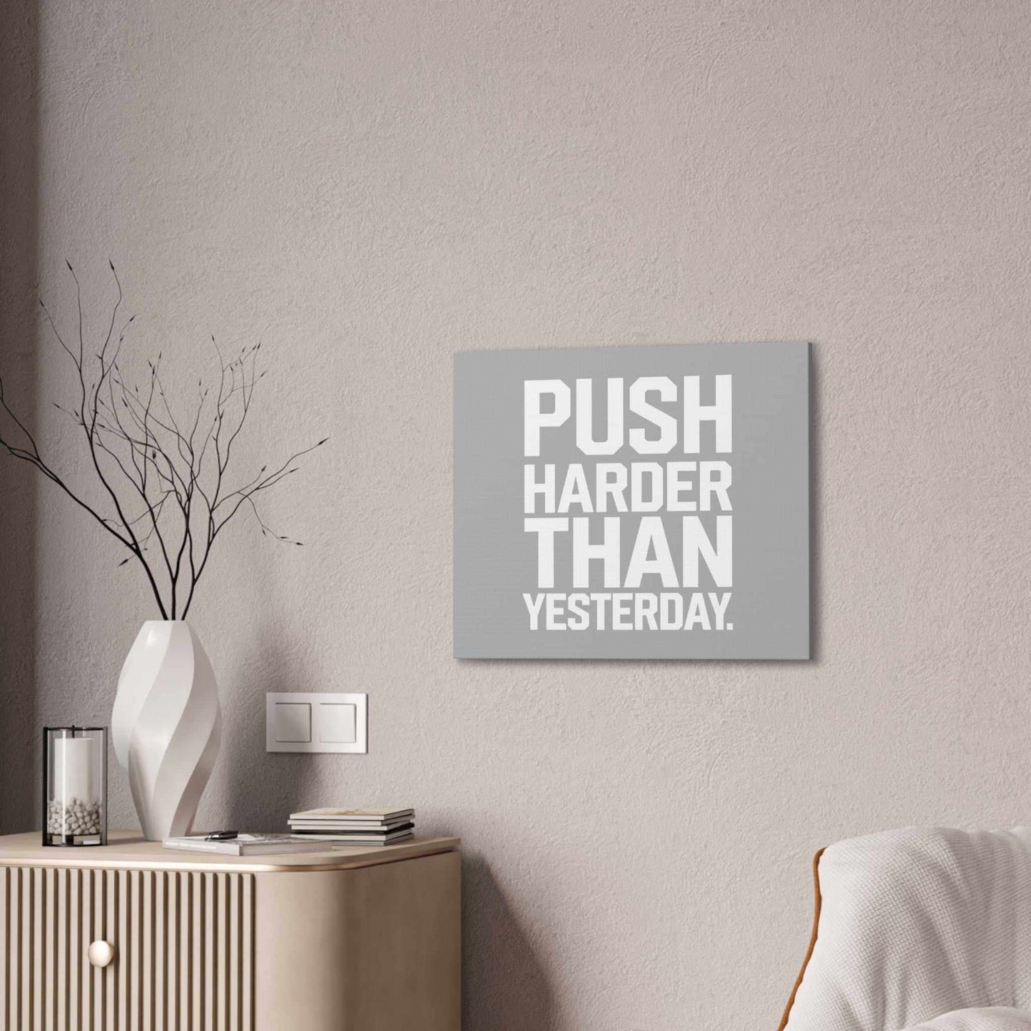 Motivational Canvas Wall Art  Than Yesterday art that mk  Canvas Wall.