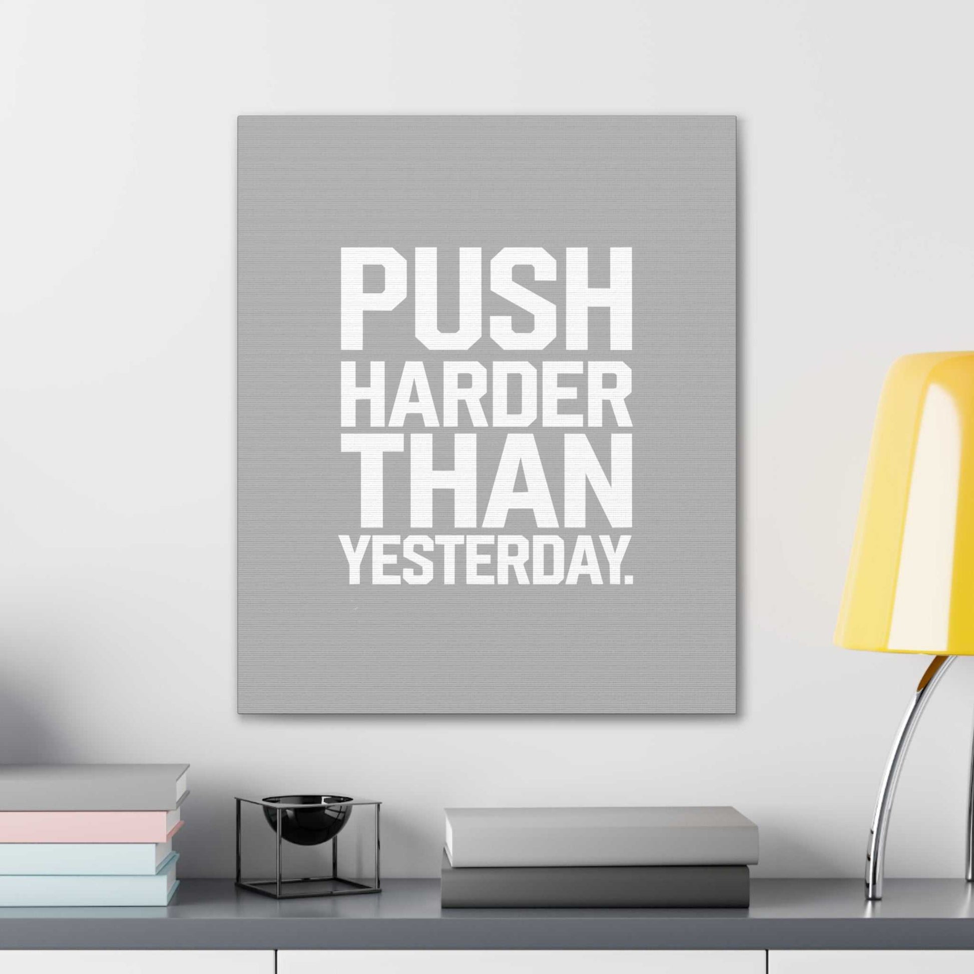 Motivational Canvas Wall Art  Than Yesterday art that mk  Canvas Wall.