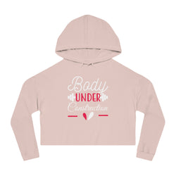 Cropped Hoodie - 'Body Under Construction' for Fitness Enthusiasts