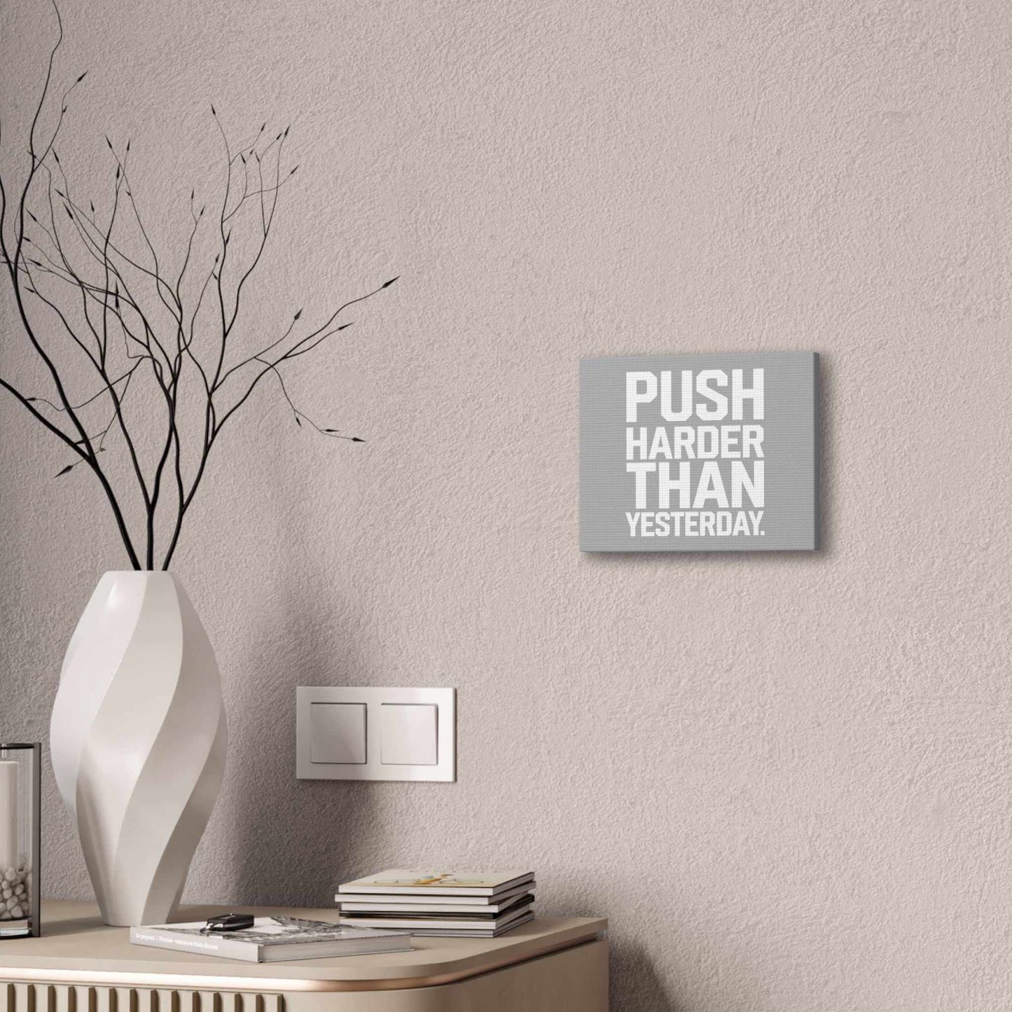 Motivational Canvas Wall Art  Than Yesterday art that mk  Canvas Wall.