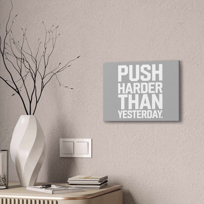 Motivational Canvas Wall Art  Than Yesterday art that mk  Canvas Wall.
