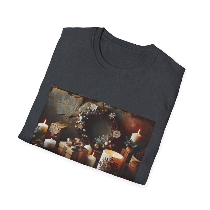 Cozy Holiday Vibes Unisex Softstyle T-Shirt - Perfect Gift for Christmas Celebrations