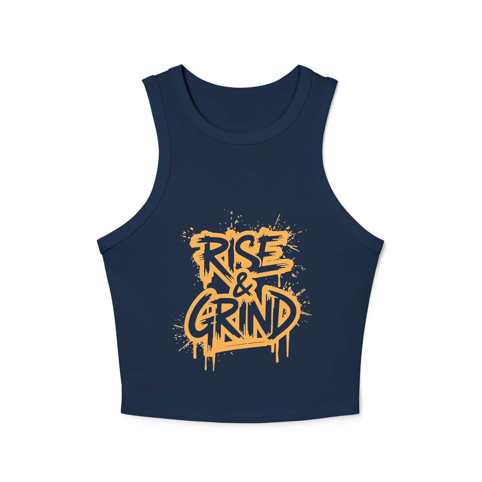 Micro Rib Racer Tank Top - Motivational Workout Apparel