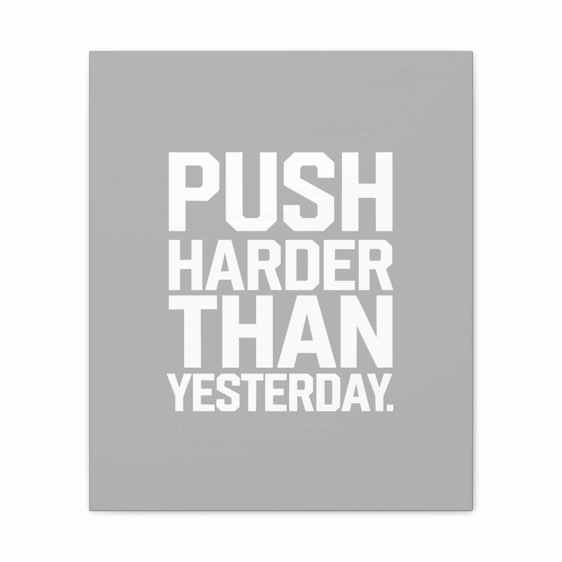 Motivational Canvas Wall Art  Than Yesterday art that mk  Canvas Wall.
