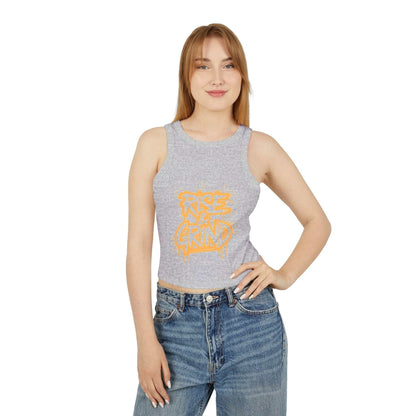 Micro Rib Racer Tank Top - Motivational Workout Apparel