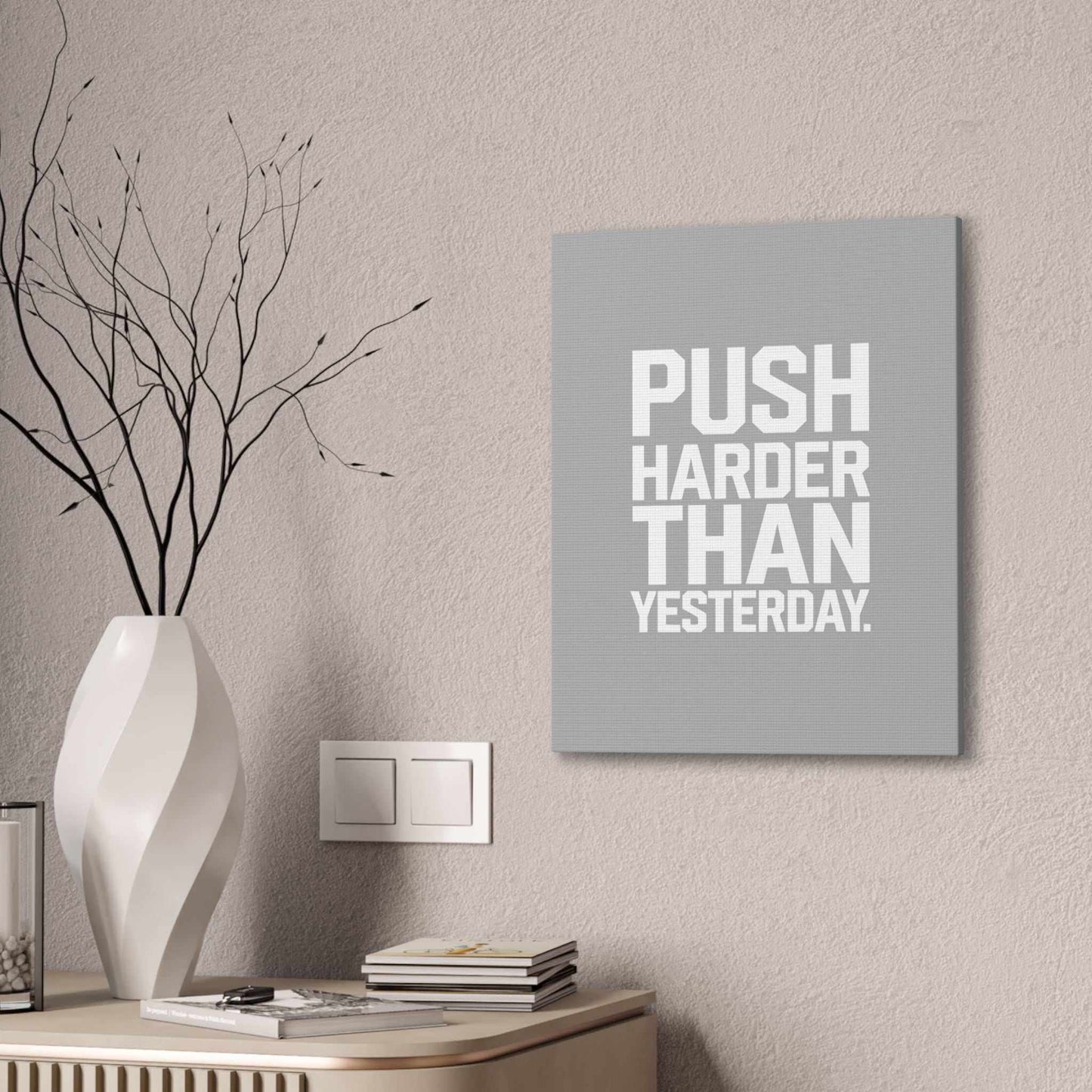 Motivational Canvas Wall Art  Than Yesterday art that mk  Canvas Wall.