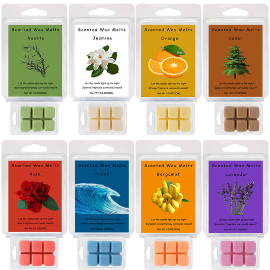 Luxury Scented Soy Wax Melt Bundle - 5 Classic Home Fragrances