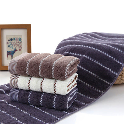 Soft Cotton Face Towel with Embroidery for Adults